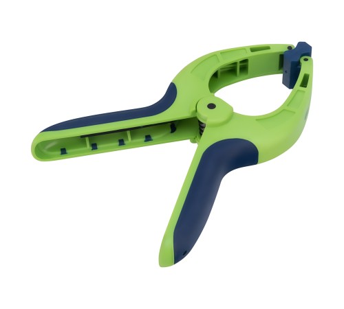 Струбцина клещеобразная 3-3/16, пластиковый корпус, двухкомпонентные рукоятки, усиленная пружина, 82 мм Сибртех