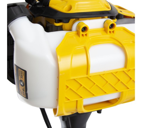 Триммер бензиновый DTL-52, 52 см3, неразъемная штанга, состоит из 2 частей Denzel