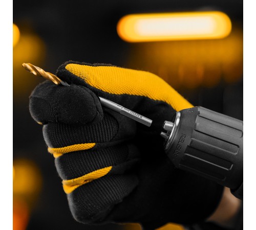 Сверло спиральное по металлу 5 x 86мм, Р6М5, Golden Tip, многогранная заточка Denzel