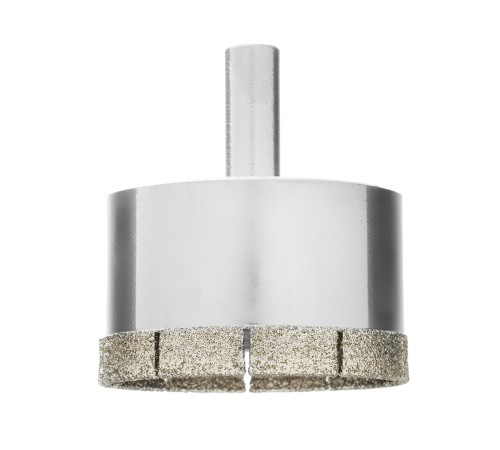 Сверло по стеклу и керамической плитке, 50 х 55 мм, цилиндрический хвостовик Сибртех