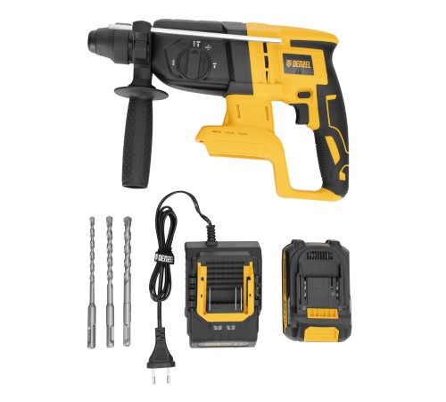 Перфоратор аккумуляторный бесщет. RHH-BL-20-28, 3 Дж, Li-Ion, 20 В// Denzel