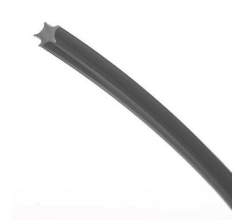 Леска для триммера звезда, армированная алюминием, 2.0 мм х 15 м, Сибртех