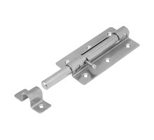 Задвижка дверная ЗД-09, цинк, (Металлист)