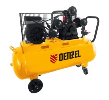 Компрессор воздушный инверторный рем. привод BIW3000/100, 3,0 кВт, 100 литров, 535 л/мин Denzel