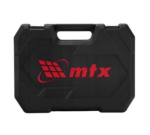 Набор инструментов, 1/2", 1/4", пластиковый кейс, 82 предмета MTX