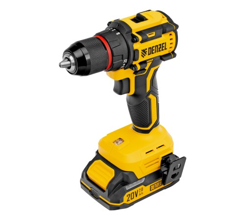 Дрель-шуруповерт аккумуляторная бесщет. CDH-BL-20, Li-Ion, 20 В// Denzel