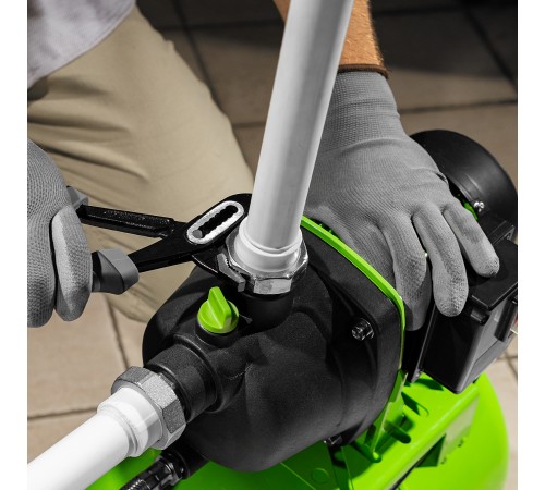 Насосная станция НС850-П, 850 Вт, напор 42 м, 3500 л/ч, ресивер 19 л Сибртех