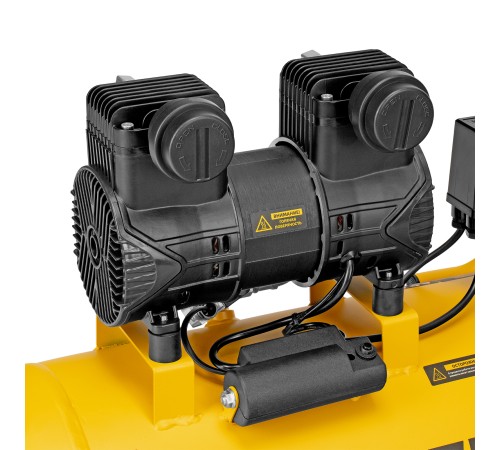 Компрессор безмасл. малошумный DLP-1500/50, 1,5 кВт,50 л, 2850 об/мин, 250 л/мин Denzel