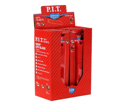 Лезвия сегментированные P.I.T. HUTK06-0025