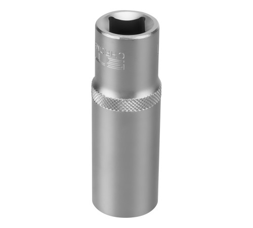Головка торцевая удлиненная, 19 мм, шестигранная, CrV, под квадрат 1/2 Stels