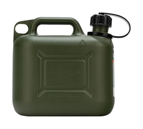 Канистра для ГСМ вертикальная 5 л, пластиковая, усиленная Stels