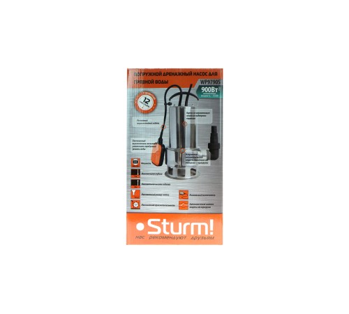 Насос погружной дренажный Sturm! WP9790S Насос погружной дренажный Sturm! WP9790S