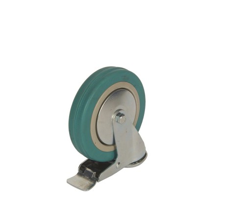 Колесо аппаратное поворотное SChgb 55 125 мм под болт с тормозом (N) Колесо аппаратное поворотное SChgb 55 125 мм под болт с тормозом (N)