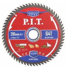 Диск пильный по дереву P.I.T. ACTW12-210T64