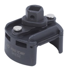 Съемник масляных фильтров 1/2", 60-80 мм, 2-х захватный KING TONY 9AE52 Съемник масляных фильтров 1/2", 60-80 мм, 2-х захватный KING TONY 9AE52