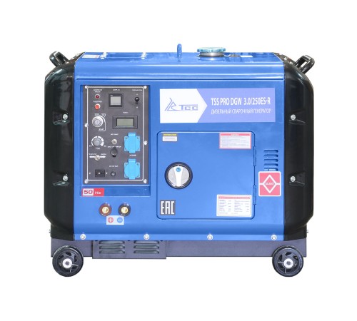 Дизельный сварочный генератор в кожухе TSS PRO DGW 3.0/250ES-R Дизельный сварочный генератор в кожухе TSS PRO DGW 3.0/250ES-R