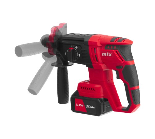 Перфоратор аккумуляторный бесщет. RHB-BL-20-26, 3 Дж, Li-Ion, 20 В// MTX