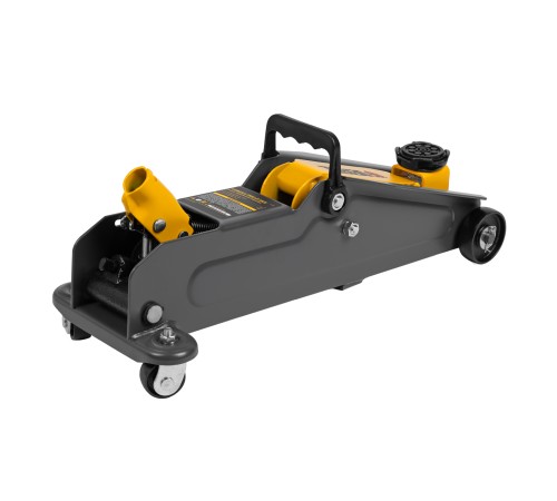 Домкрат гидравлический подкатной, 2 т, 135-385 мм Denzel