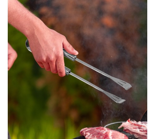 Щипцы для барбекю 37 см, нержавеющая сталь Camping Palisad