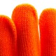 Перчатки трикотажные, акрил, ПВХ гель, "Протектор", оранжевый, оверлок Сибртех