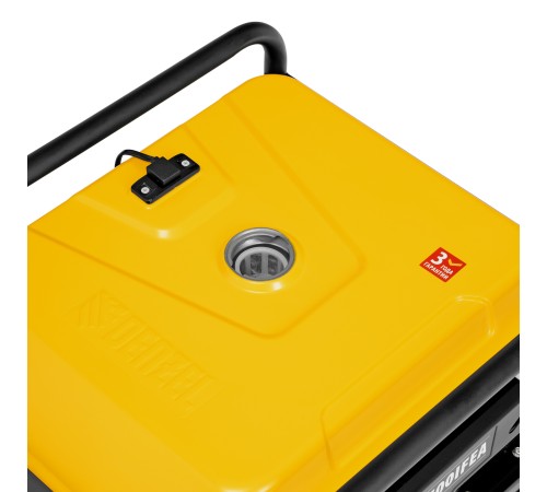 Генератор инверторный GS-7500iFEA, 7,5 кВт, 230 В, открытый корпус, электростартер, ATS DENZEL