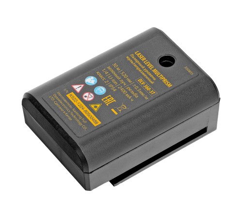 Лазерный уровень мультипризменный DLV-360-3T, 30 м, зеленый луч, Li-Ion 2,4 Aч, штатив  Denzel