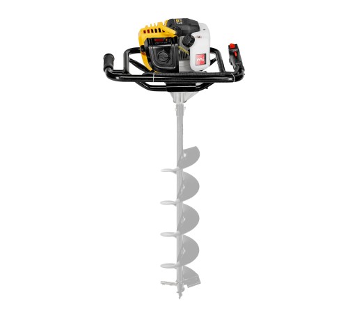 Мотобур DX-52, объём двигателя 52 см3, соединение 20 мм, без шнека Denzel