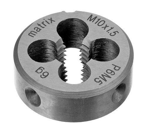 Плашка М10 х 1.5 мм, Р6М5 Matrix