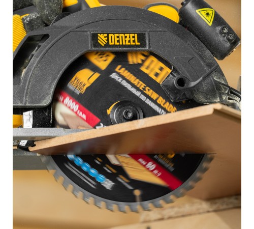Пильный диск по ламинату ф185 х 20 мм, 48 зубьев Denzel