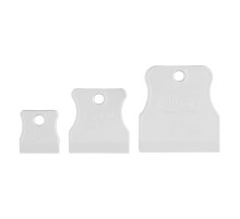 Набор шпателей 40-60-80 мм, белая резина, 3 шт. Sparta