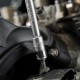 Набор инструментов, 1/2", 1/4", CrV, 12 гранные головки, пластиковый кейс, 76 предметов Stels