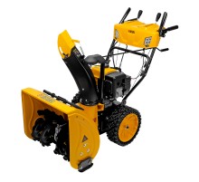 Бензиновая снегоуборочная машина SBM 610S PRO, 212 cc, электростартер, фара, обогрев Denzel