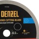 Диск алмазный отрезной DENZEL, ф230 х 22.2 мм, сплошной, мокрый рез, HWD92, круг, 731320