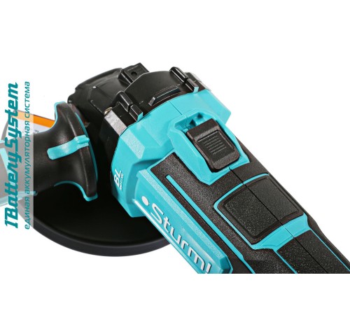 Аккумуляторная УШМ Sturm! CAG1812BLE 1BatterySystem Аккумуляторная УШМ Sturm! CAG1812BLE 1BatterySystem