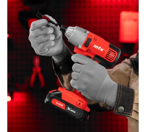 Винтоверт ударный аккумуляторный CIDS-20-280, Li-Ion, 20 В MTX
