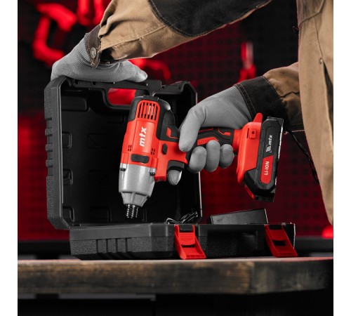 Винтоверт ударный аккумуляторный CIDS-20-280, Li-Ion, 20 В MTX