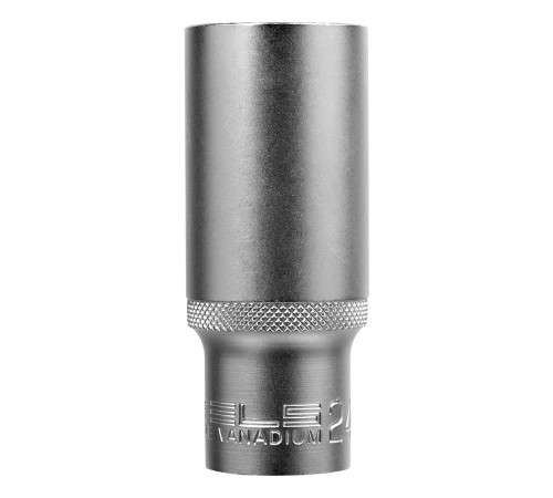 Головка торцевая удлиненная, 24 мм, шестигранная, CrV, под квадрат 1/2 Stels