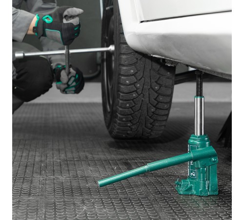 Домкрат гидравлический бутылочный, 2 т, 150-280 мм, в пласт. кейсе Сибртех Домкрат гидравлический бутылочный, 2 т, 150-280 мм, в пласт. кейсе Сибртех