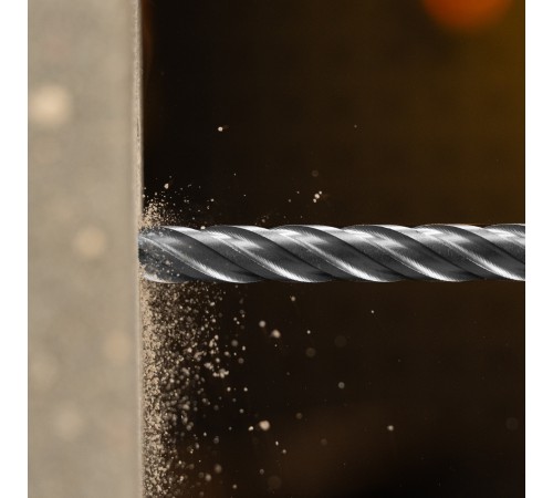 Бур по бетону, цельная крестовая пластина, 12x265 мм, SDS PLUS Denzel