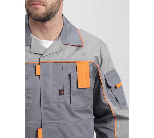 Костюм Союз-Профессионал-2 CH МВО (тк.Смесовая,240) п/к, серый/св.серый/оранжевый