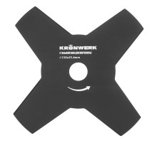 Нож для триммера 230х25,4, 4 лезвия Kronwerk