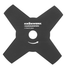 Нож для триммера 230х25,4, 4 лезвия Kronwerk
