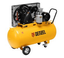 Компрессор воздушный рем. привод BCV 5500-T/200, 5,5 кВт, 200 литров, 850 л/мин Denzel Компрессор воздушный рем. привод BCV 5500-T/200, 5,5 кВт, 200 литров, 850 л/мин Denzel