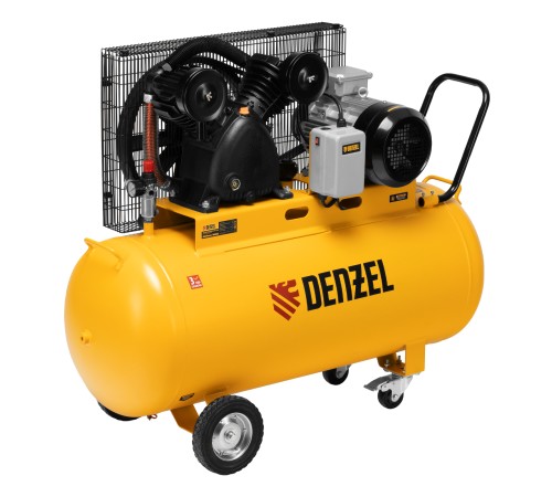 Компрессор воздушный рем. привод BCV 5500-T/200, 5,5 кВт, 200 литров, 850 л/мин Denzel Компрессор воздушный рем. привод BCV 5500-T/200, 5,5 кВт, 200 литров, 850 л/мин Denzel