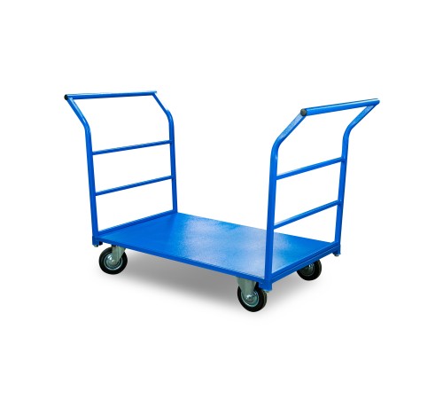 Тележка платформенная TOR ТП-Д (700х1200) с двумя 
ручками (колеса 160)