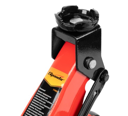 Домкрат гидравлический подкатный, 2 т, h подъема 125-300 мм, в пластиковом кейсе Sparta