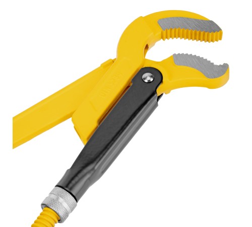 Ключ трубный рычажный №2, 1,5", цельнокованый, CrV, тип "S" Denzel