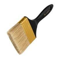 Кисть плоская "Профи" 4", натуральная щетина, пластмассовая ручка MTX