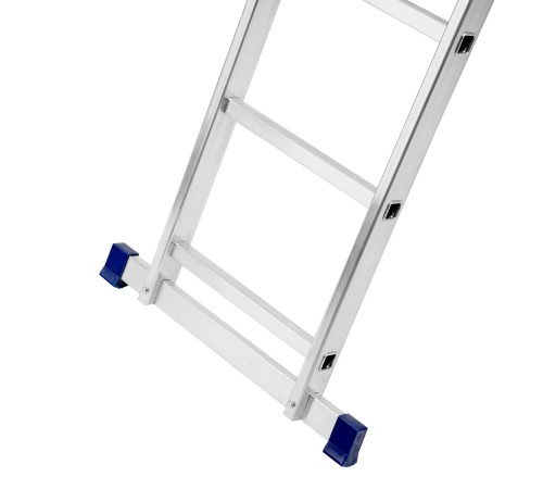 Лестница, 2 х 12 ступеней, алюминиевая, двухсекционная, Сибртех