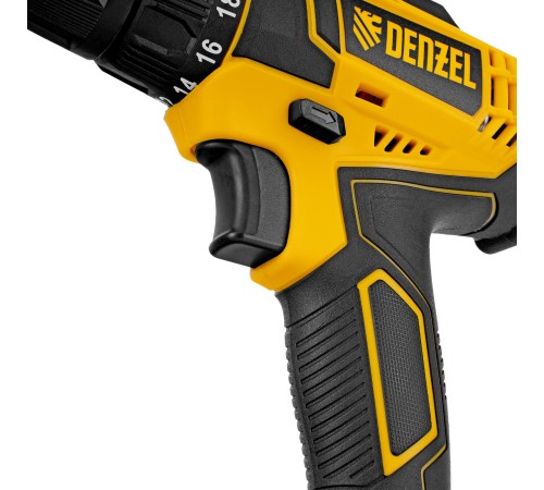 Дрель-шуруповерт аккумуляторная CDL-18-0, Li-Ion, 18 В Denzel
